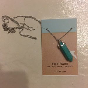 Genuine stone necklace
